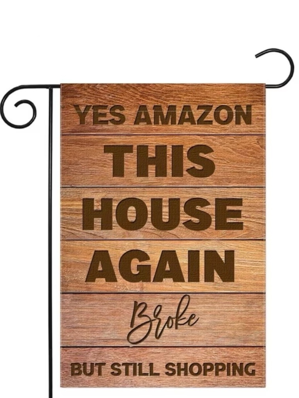🪧 Funny Amazon Garden Flag 12x18 Outdoor Decor Porch Yard Sign